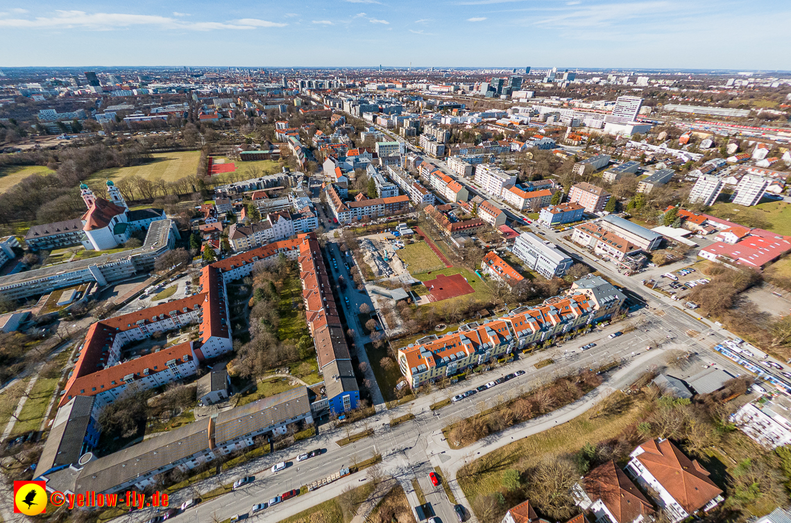 20.02.2023 - der Hachinger Bach zwischen Berg am Laim und Neuperlach